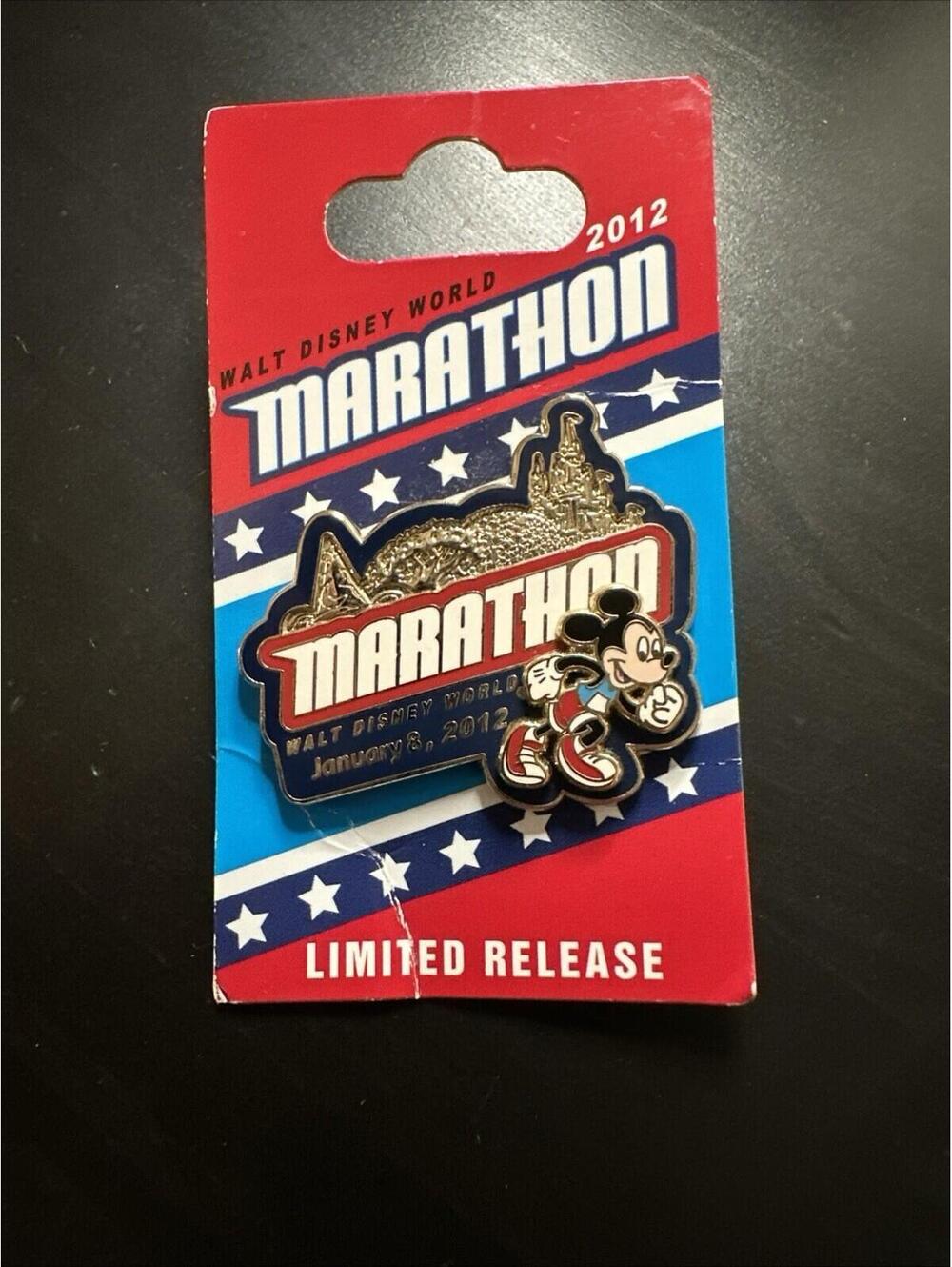 2012 RunDisney Walt Disney World Marathon Pin - NEW
